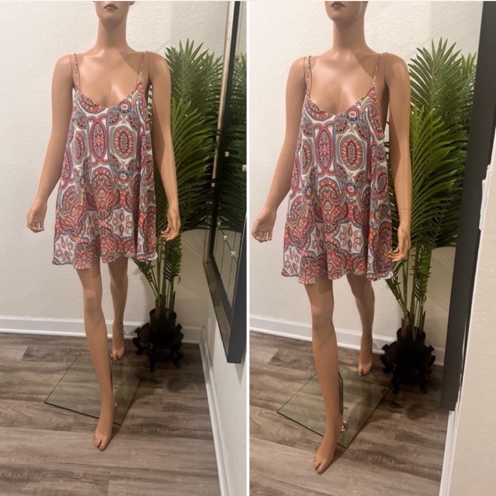 Show Me Your MuMu Colorful Paisley Dress S - Picture 5 of 8